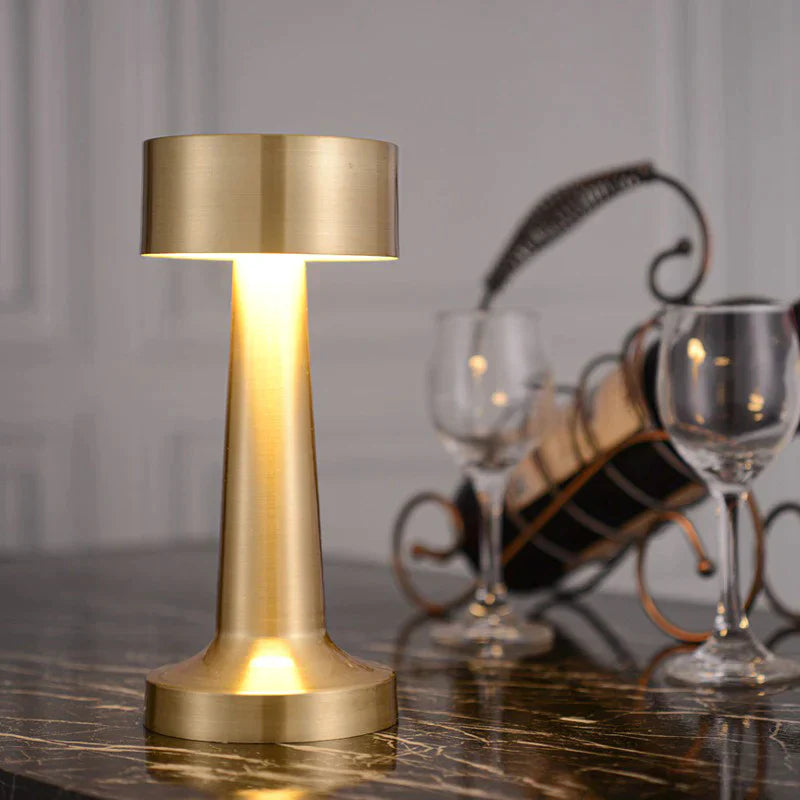 Rechargeable Cordless Table Lamp with Touch Control – Modern Dimmable LED Lighting for Bars and Restaurants