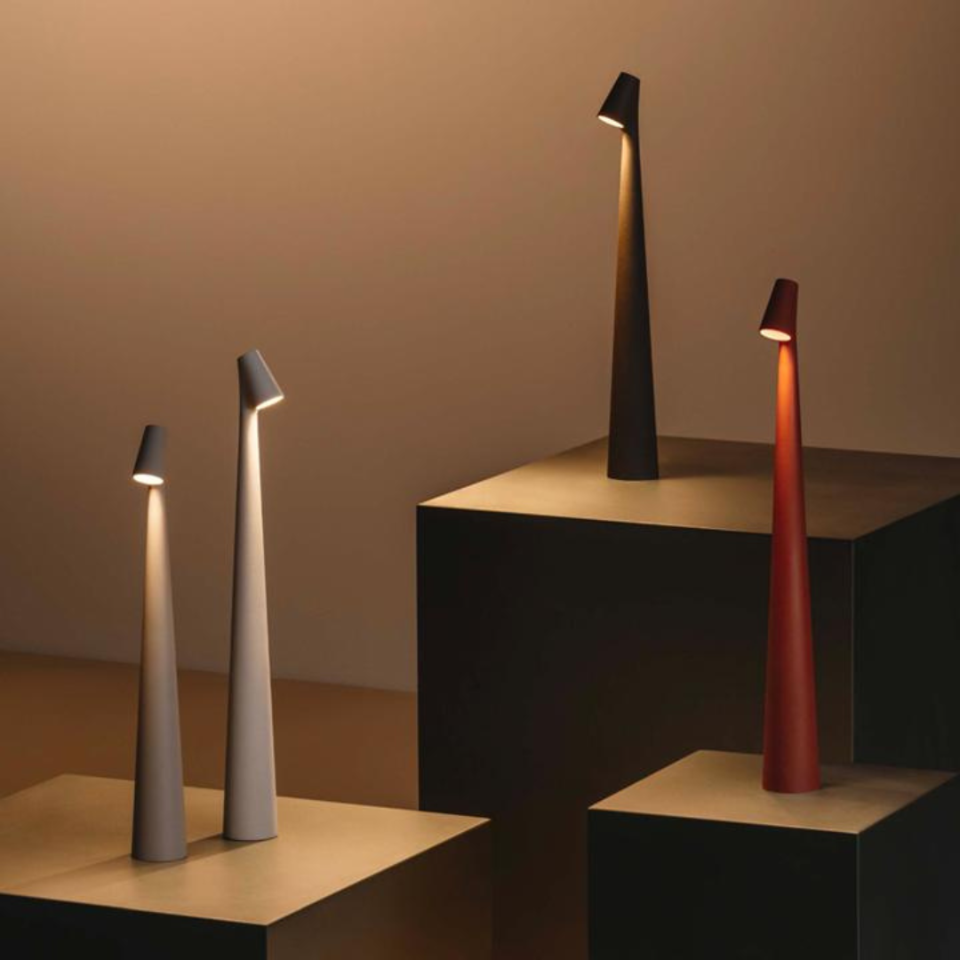 Modern LED Touch Table Lamp with Adjustable Dimming – Elegant Aluminum Design for Bedroom, Desk, or Nightstand