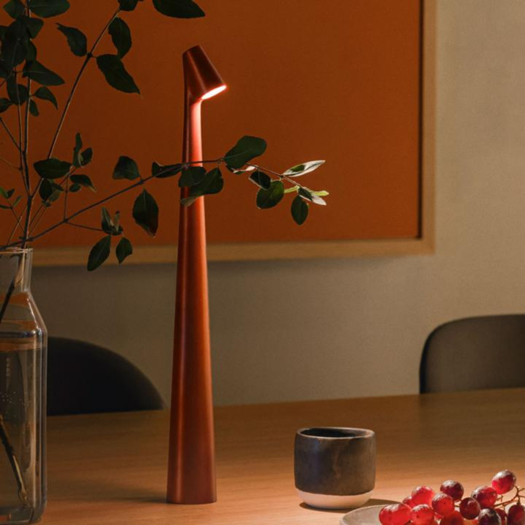 Variant image for Modern LED Touch Table Lamp with Adjustable Dimming – Elegant Aluminum Design for Bedroom, Desk, or Nightstand-3