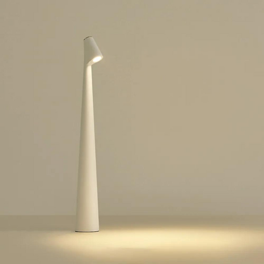 Modern LED Touch Table Lamp with Adjustable Dimming – Elegant Aluminum Design for Bedroom, Desk, or Nightstand